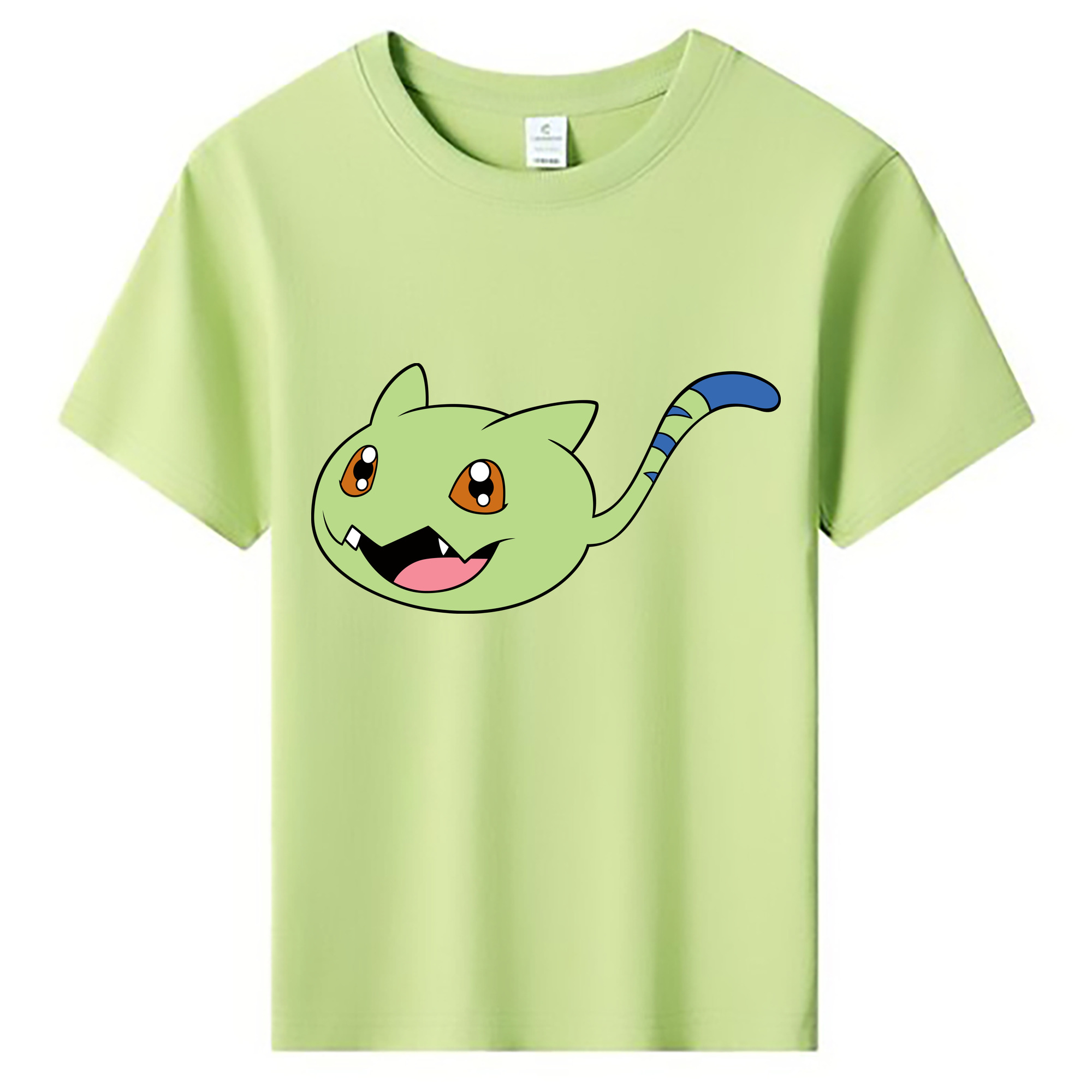 （画像用） Digimon デジタルモンスター/デジモン 綿100％キッズTシャツ（フロントプリント）